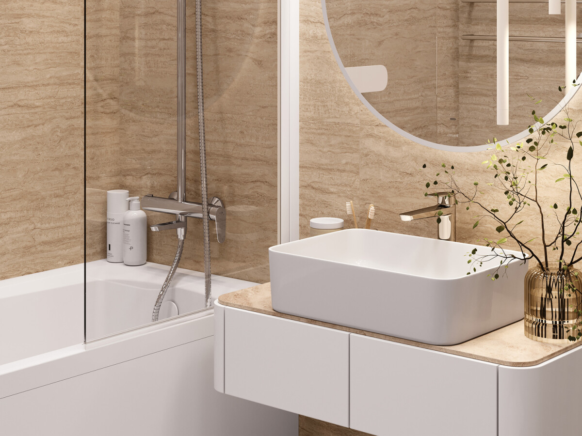 Керамогранит Cersanit Pacific бежевый ректификат 44,8x89,8 A17695