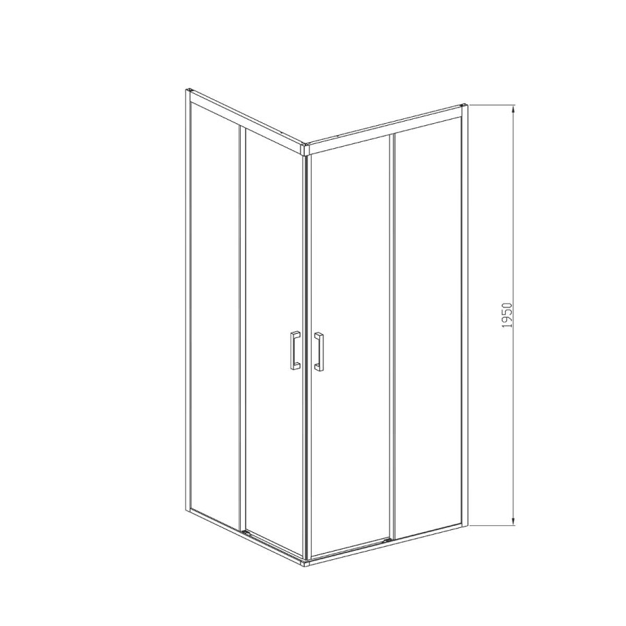 Vincea Soft душевой уголок VSR-3SO9012CLB 90х120 черный, стекло прозрачное