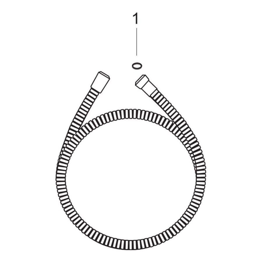 Hansgrohe Metaflex Душевой шланг 160 см хром 28266000