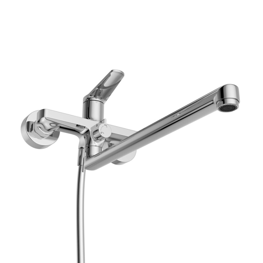 Смеситель BelBagno для ванны и душа UNIQUE-VASM-L-CRM