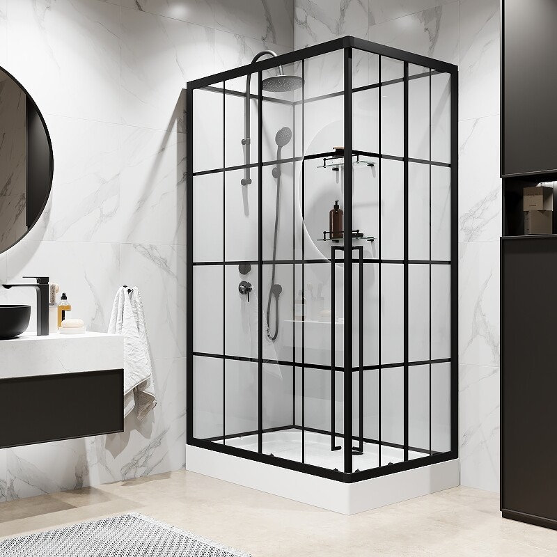 Niagara Standart Душевая кабина 120x80 Левая Тропический душ ST120/80/15QL/KL/BKT