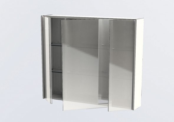 Зеркало-шкаф Aquanet Латина 90*75 00179605