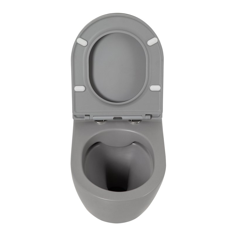 BelBagno крышка-сиденье из дюропласта с механизмом SoftClose BB062SC-GR