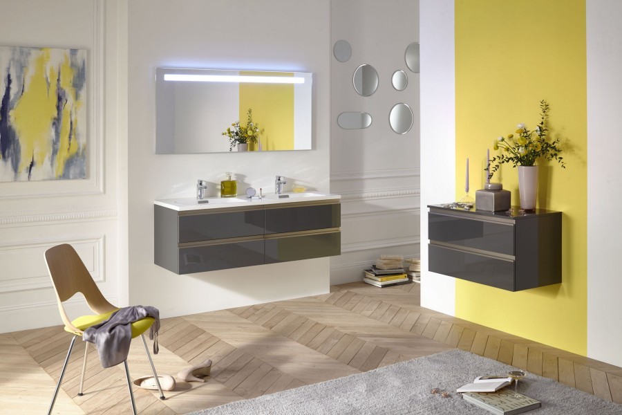 Jacob Delafon Vox 140 тумба EB2020-RA-G1C под раковину EXAA112-Z-00 подвесная