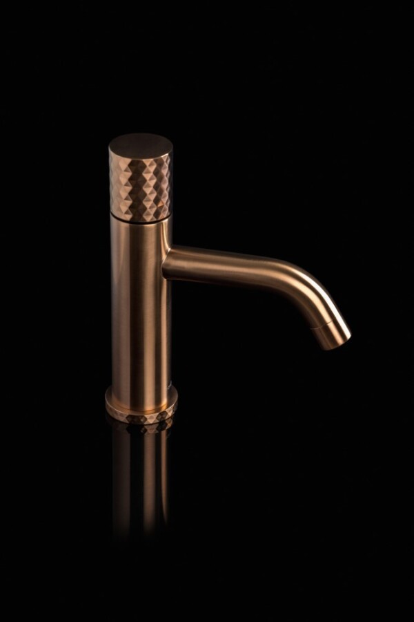 Смеситель для раковины Boheme Stick ручка Diamond Brushed Bronze 121-BRB