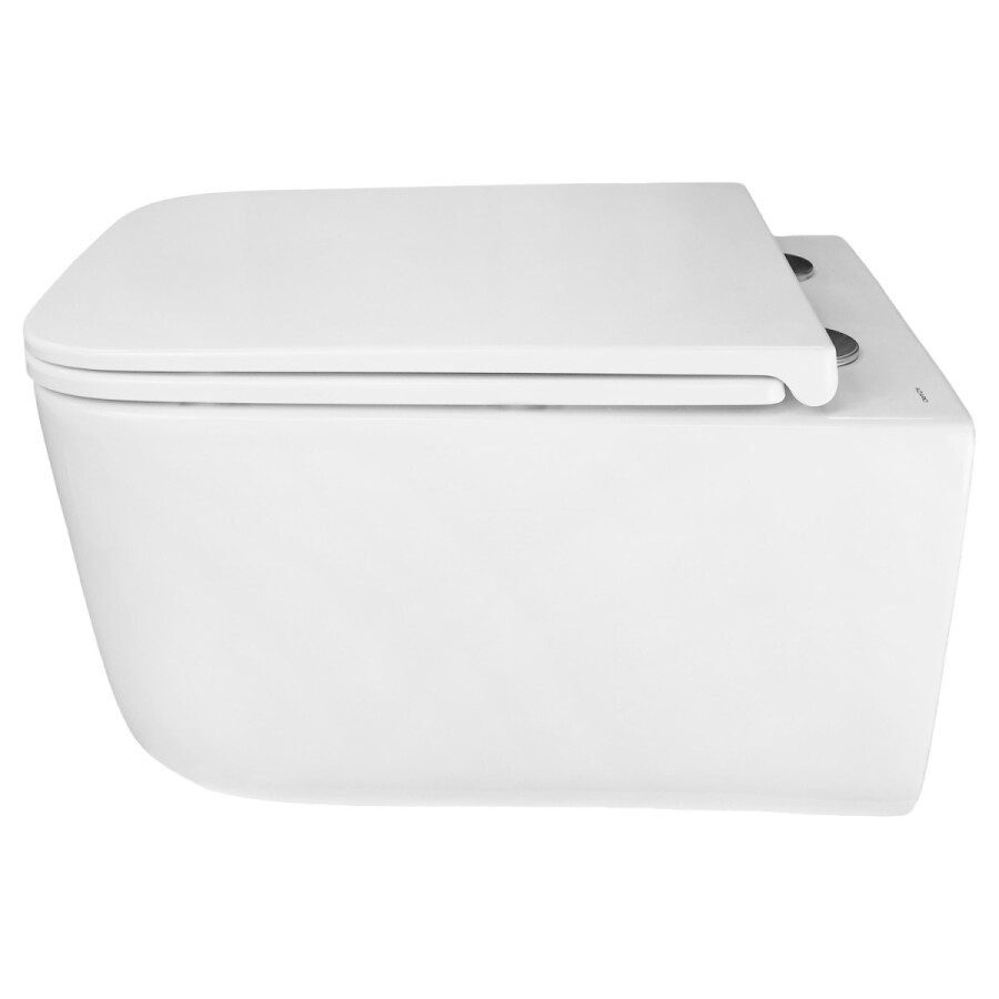 Унитаз подвесной Azario Vater 360х520х350 безободковый, система смыва "Скрытое Торнадо", с быстросъемным сиденьем "Микролифт" AZ-5104T-WHT