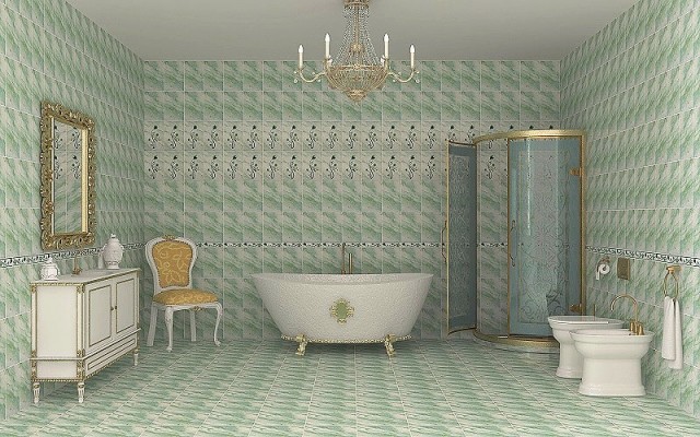 Газкерамика Оникс 20х5см бордюр настенный бирюзовый глянцевый