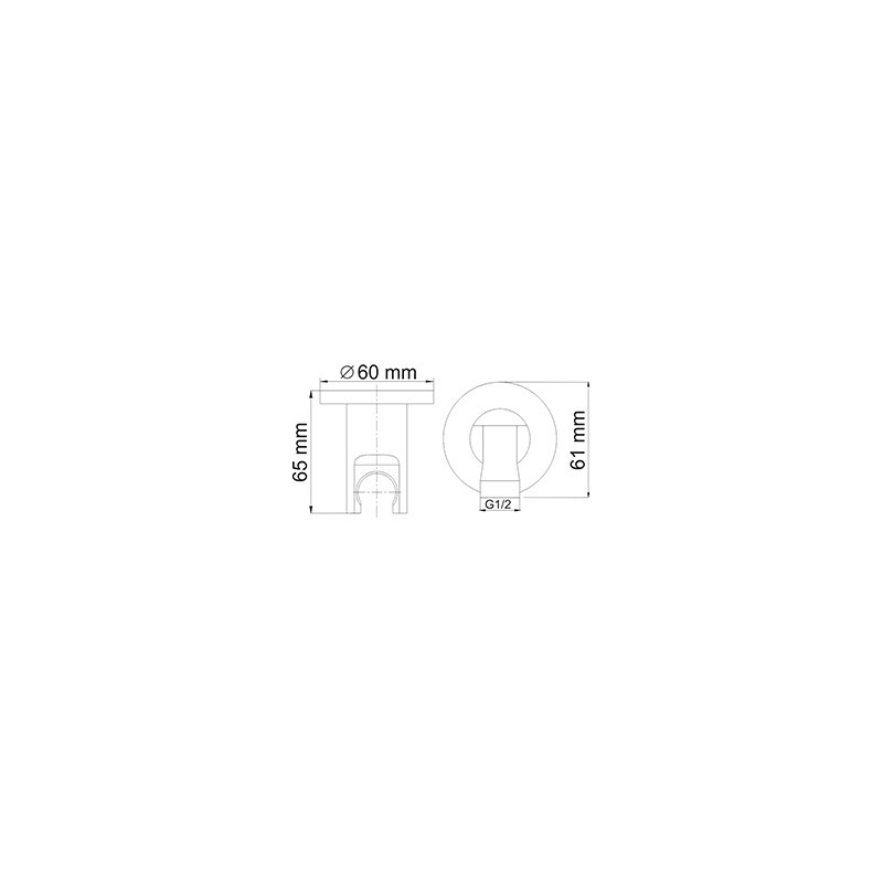 WasserKRAFT A11056 встраиваемый смеситель с гигиеническим душем хром
