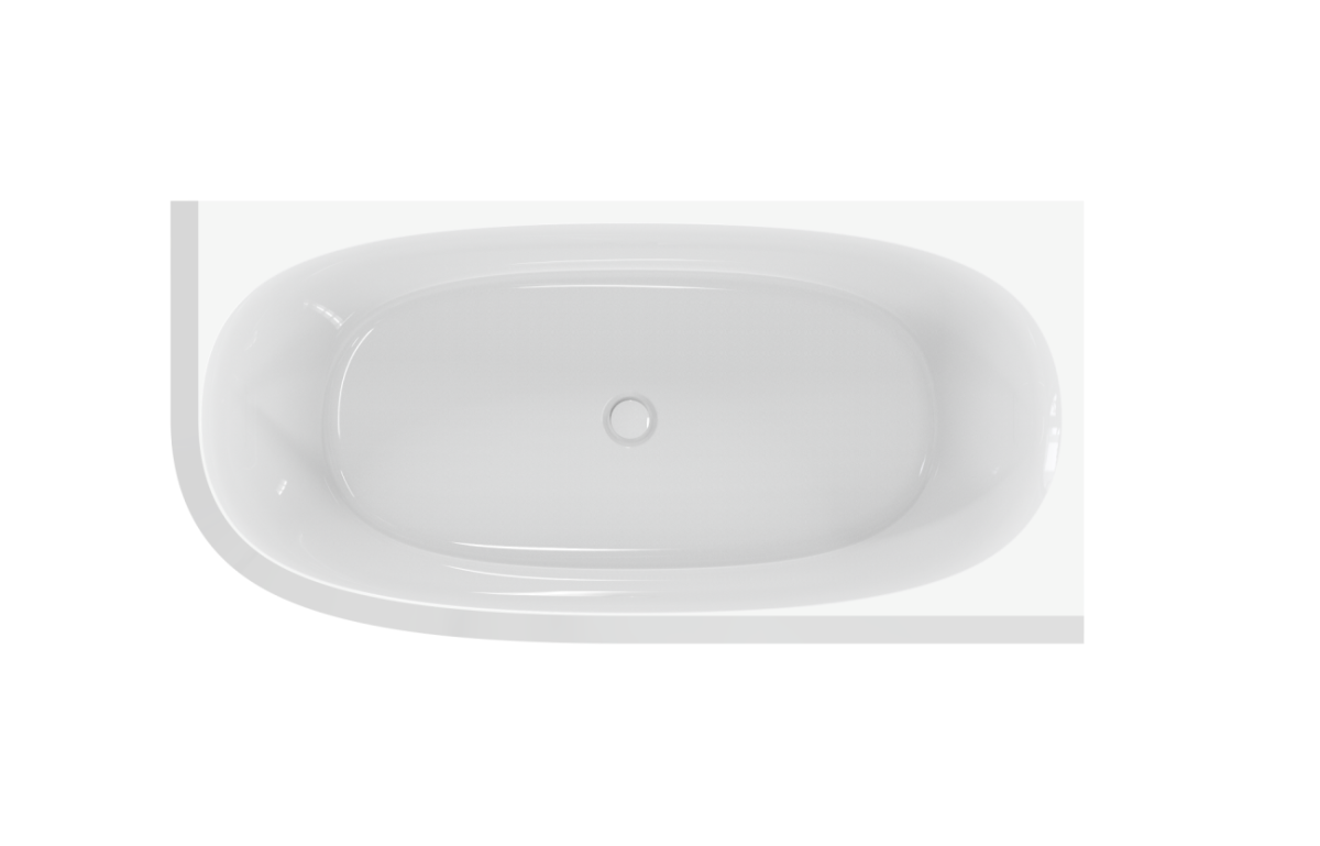 Ванна акриловая угловая правосторонняя 165х80 Cezares CZR-LUX-CORNER-165-80-58-R