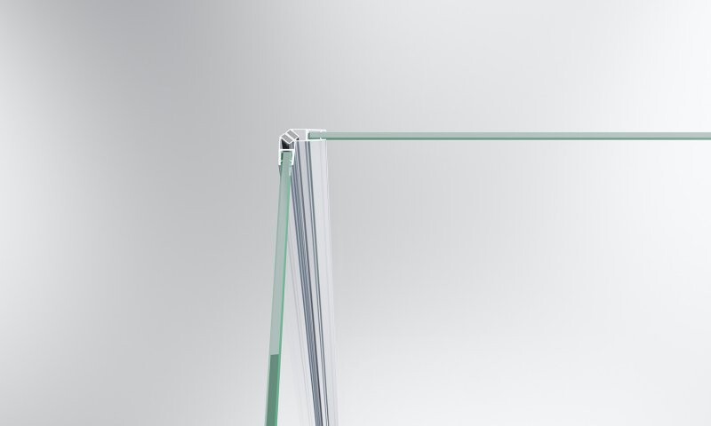 BelBagno душевое ограждение KRAFT-AH-12-120/100-C-Cr-L 120х100х195