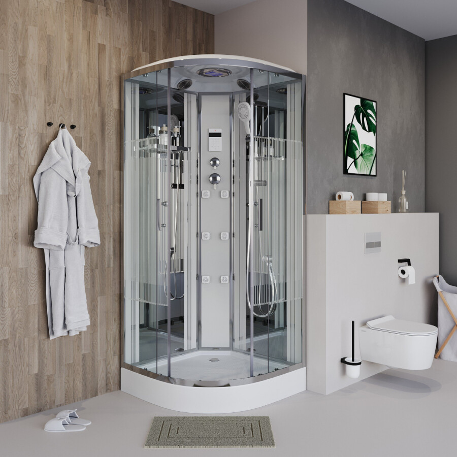 Niagara Ultra NG 701-01 Душевая кабина 90x90 Бессиликоновая сборка 7010164