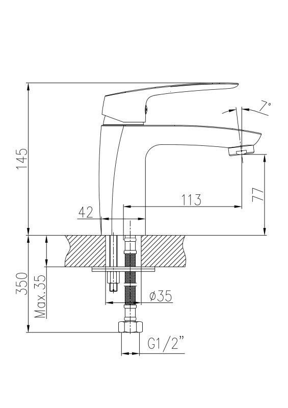 Haiba смеситель для раковины HB10183