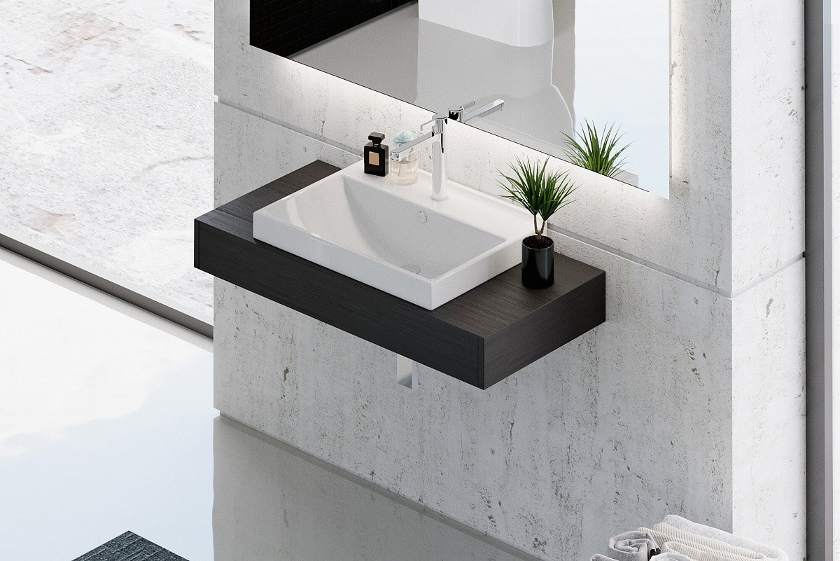 Sanita Luxe Fest FST60SLWB01 умывальник накладной 60 см