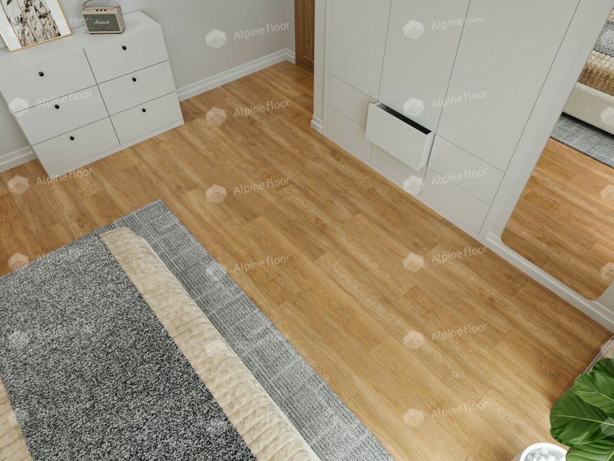 Alpine Floor Sequoia Пуро SPC ламинат ECO 6-14 Mineral Core 1220 х 183.0 х 4.0 mm.