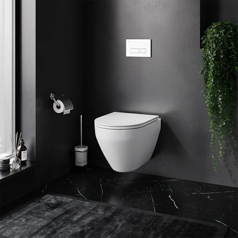 Am.Pm Spirit 2.0 унитаз подвесной с инсталляцией и клавишей смыва IS47001.701700