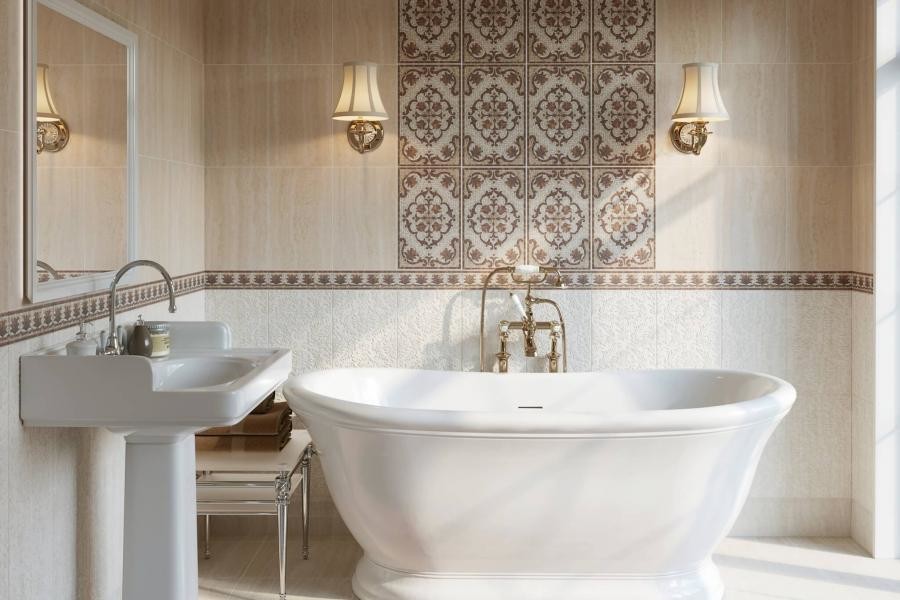 Kerama Marazzi Пантеон SG157100R\GR\AND беж светлый правая угловая ступень керамогранит 34x34 см