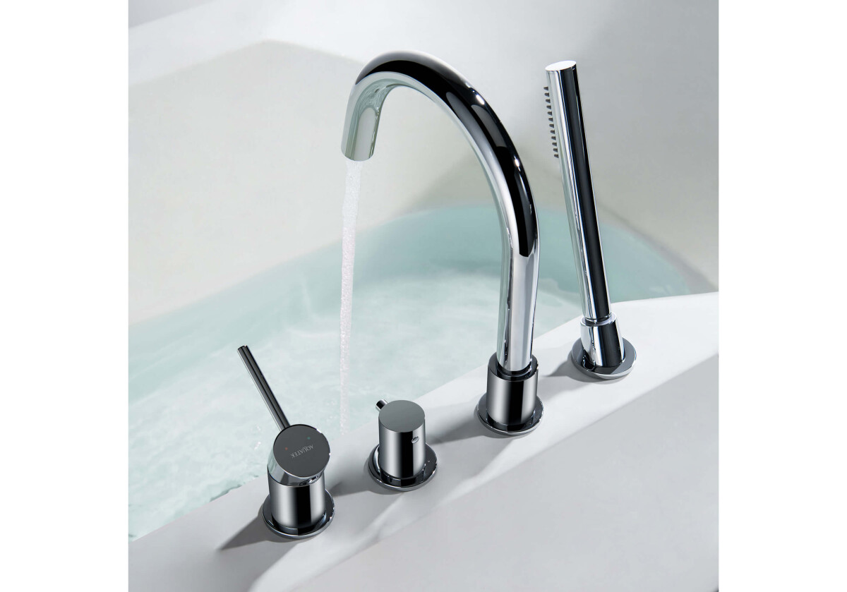 Aquatek Европа Смеситель на борт ванны на 4 отв. AQ1348CR