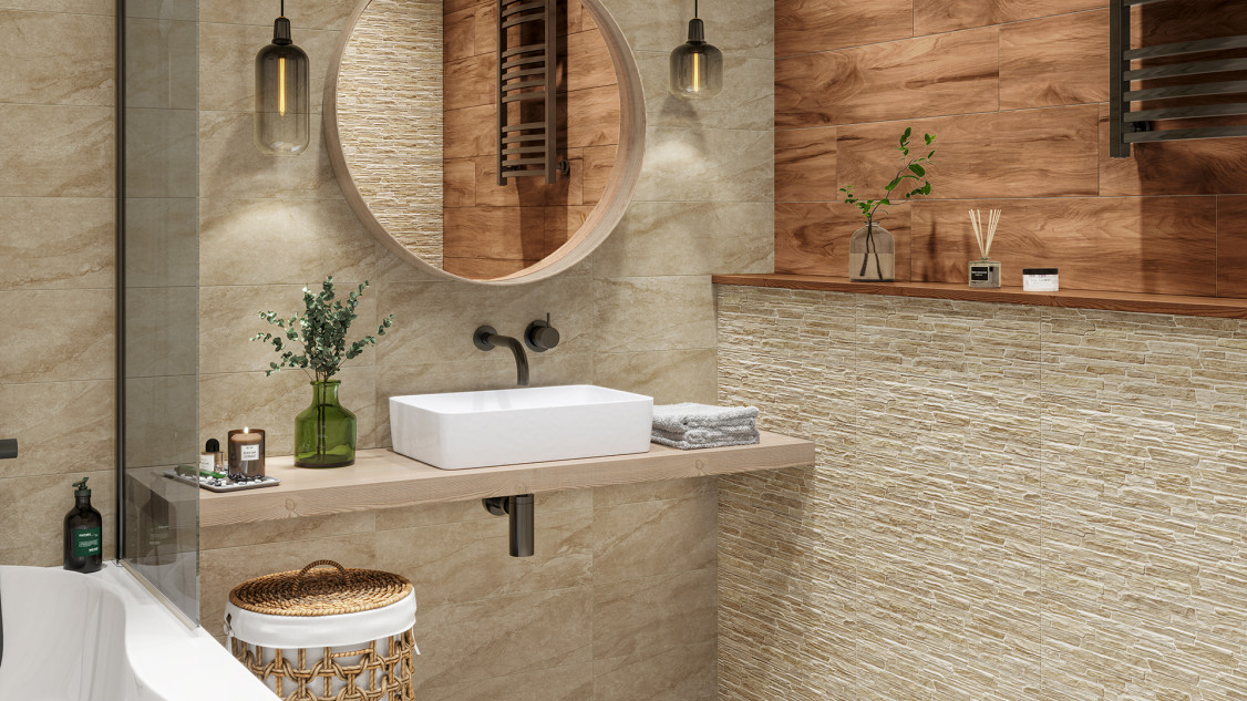 Alma Ceramica Rocko керамогранит 20х60 см TWA11ROK017