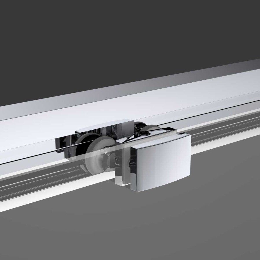 Vincea Soft душевая дверь VDS-3SO120CLB профиль черный, прозрачное