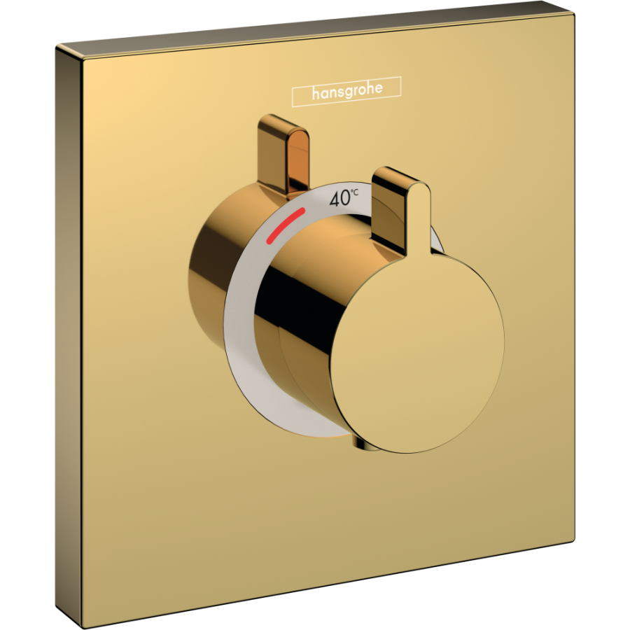 Hansgrohe 15760990S Set HG Select Highflow термостатический смеситель для душа (15760990+01800180) полированное золото