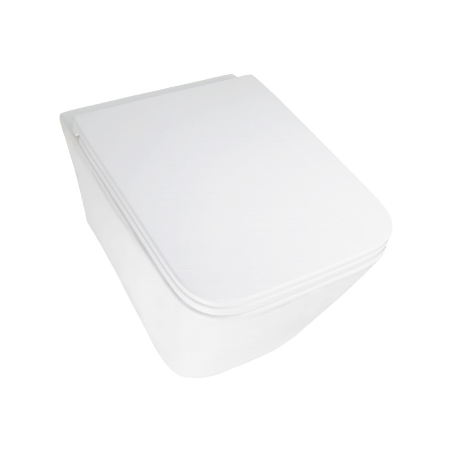 Унитаз подвесной Azario Pace 360х520х365 безободковый, система смыва "Скрытое Торнадо", с быстросъемным сиденьем "Микролифт" AZ-5172T-WHT