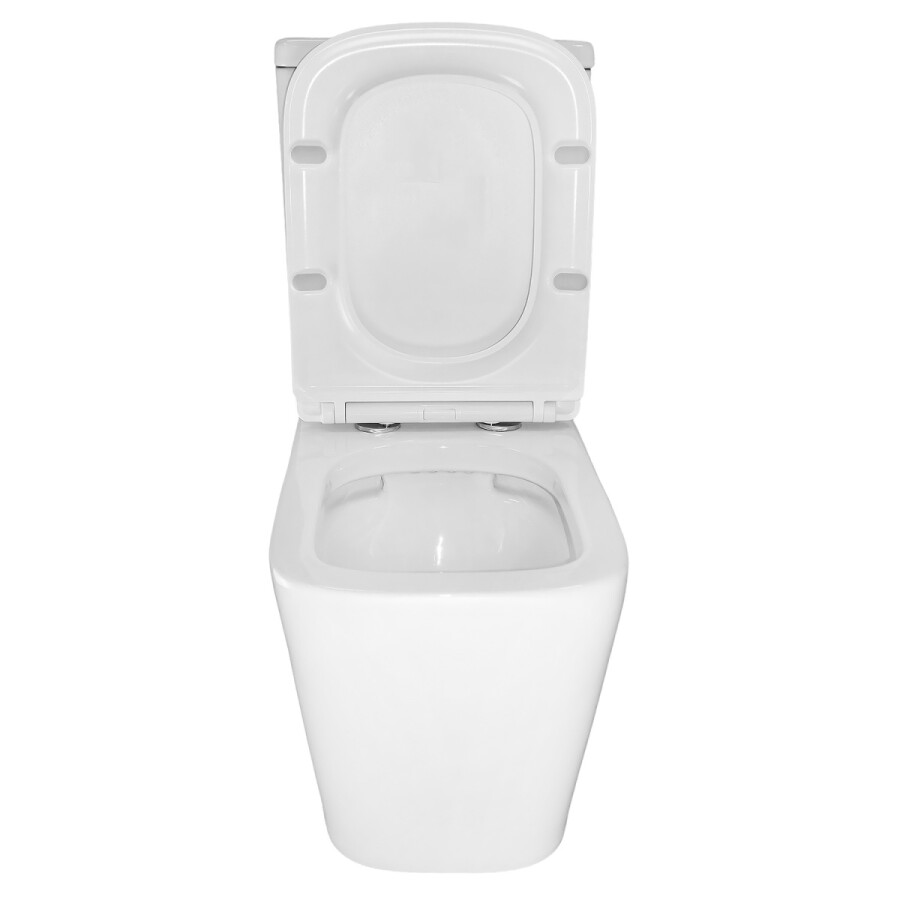 Унитаз-компакт Azario SAVIA 370х640х810 напольный, безободковый, система смыва Rimless, с быстросъемным сиденьем "Микролифт" AZ-8303D-s