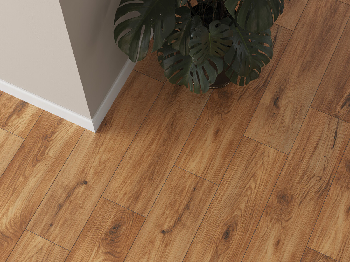 Керамогранит Cersanit Woodberry светло-коричневый ректификат рельеф 21,8x89,8 A17761