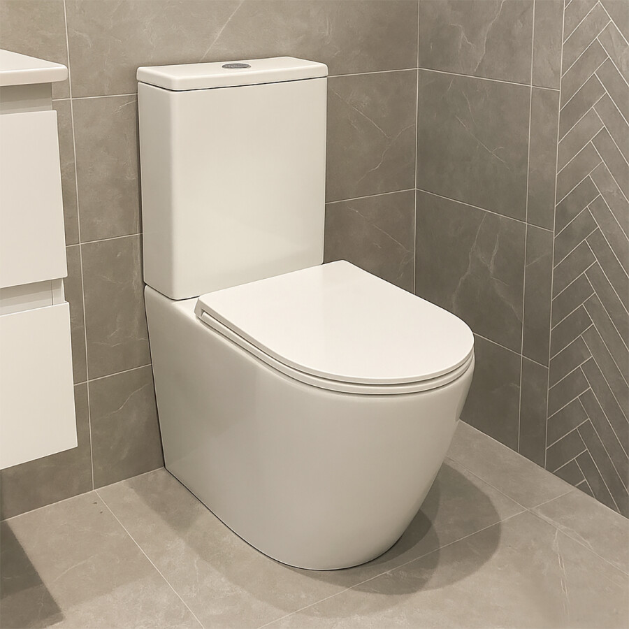 Унитаз-компакт Azario Verona 360х660х800, напольный, безободковый, система смыва "Торнадо", в комплекте с быстросъемным сиденьем микролифт AZ-8301