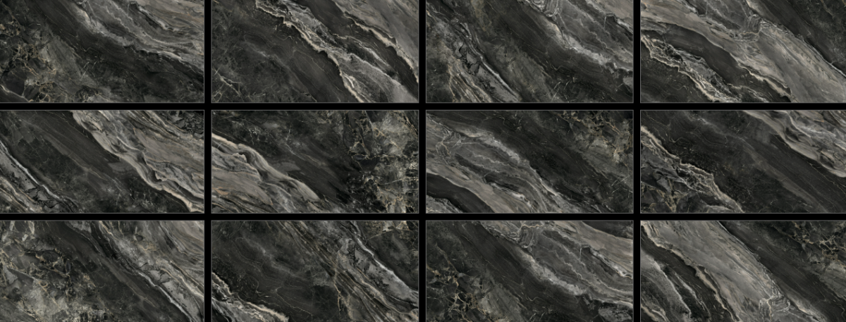 Керамогранит Artkera Group Карпаты Мрамор черный полированный 600 x 1200 x 7 мм. 60120KRT99P