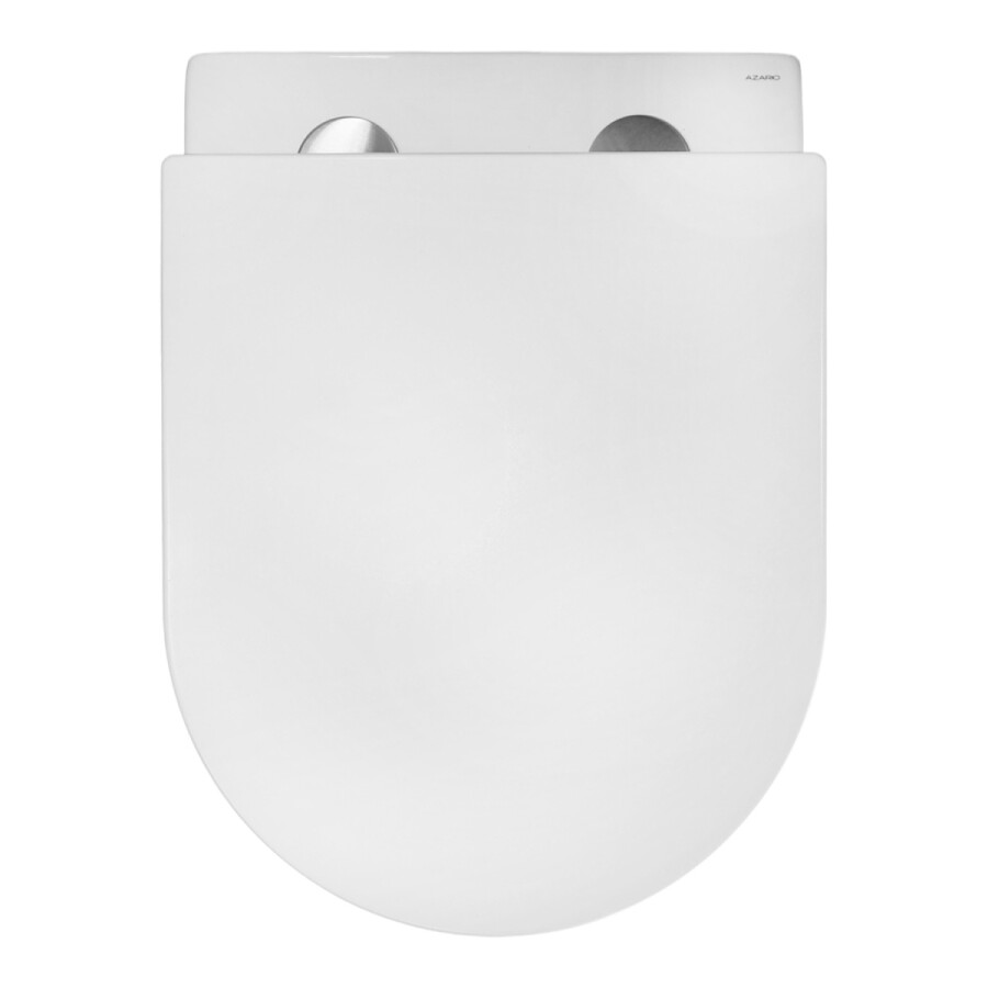 Унитаз подвесной Azario TERSO 495x360x370 безободковый, слив "Скрытое Торнадо" с быстросъемным сиденьем "Микролифт" AZ-092E-UQ3