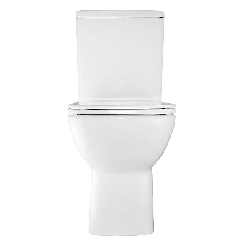 Унитаз-компакт Azario VARO 365х615х805 напольный, безободковый,с быстросъемным сиденьем Микролифт, полипропилен AZ-2171