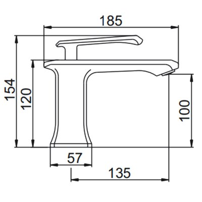 Gerhans K21 смеситель для раковины K11021W