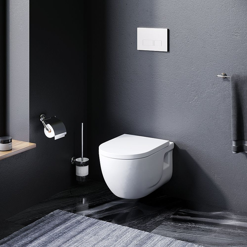 Am.Pm Like унитаз подвесной безободковый с сиденьем C801701SC