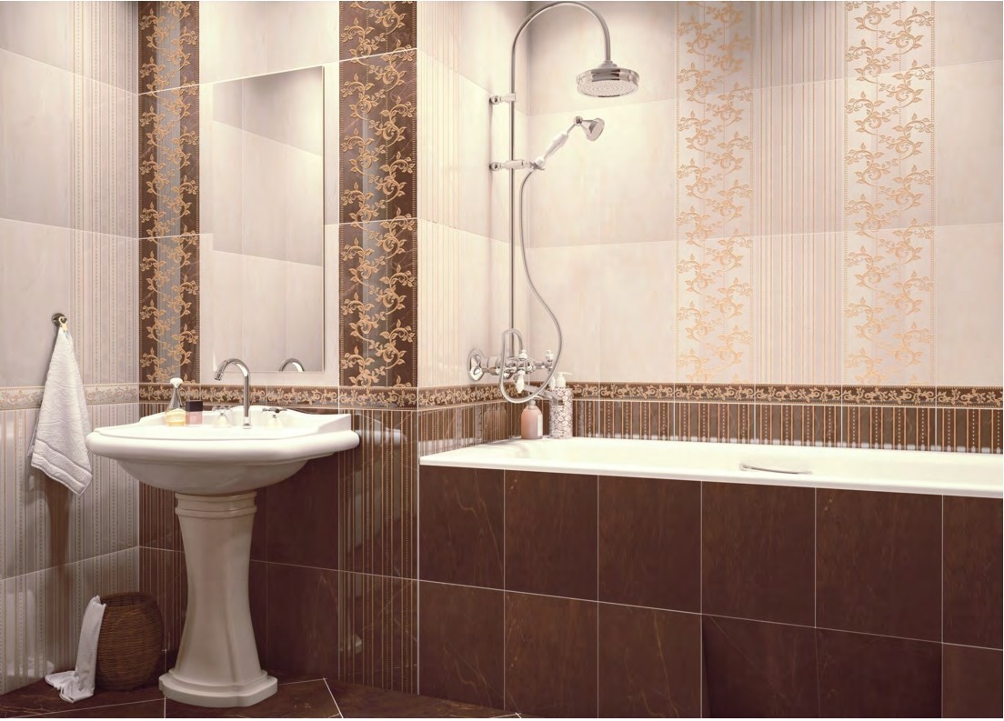 AltaCera Flexion Marble Marron WT9MRB21 плитка настенная 25x50 см