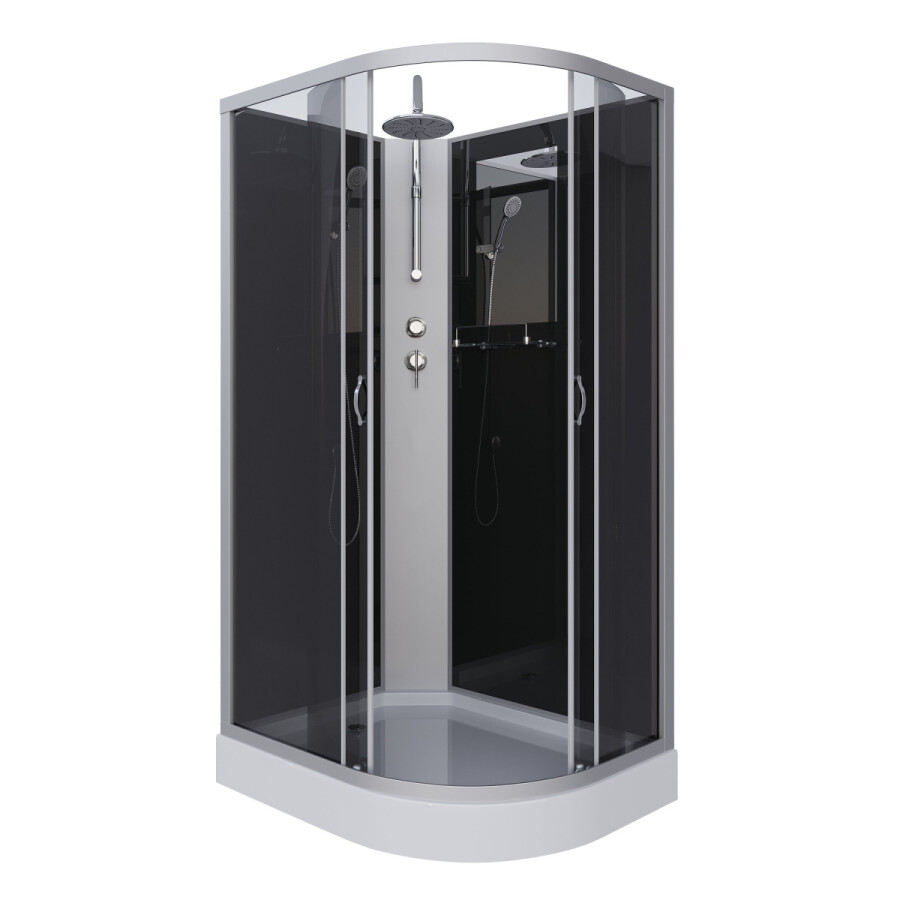 Niagara NG 3512-14LBKT Душевая кабина 120x80 Без крыши с тропическим душем 35121433LBKT