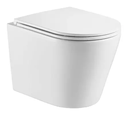 Инсталляция Geberit Duofix Delta 458.149.21.1 с клавишей и унитазом Azario AZ-0053-UQ