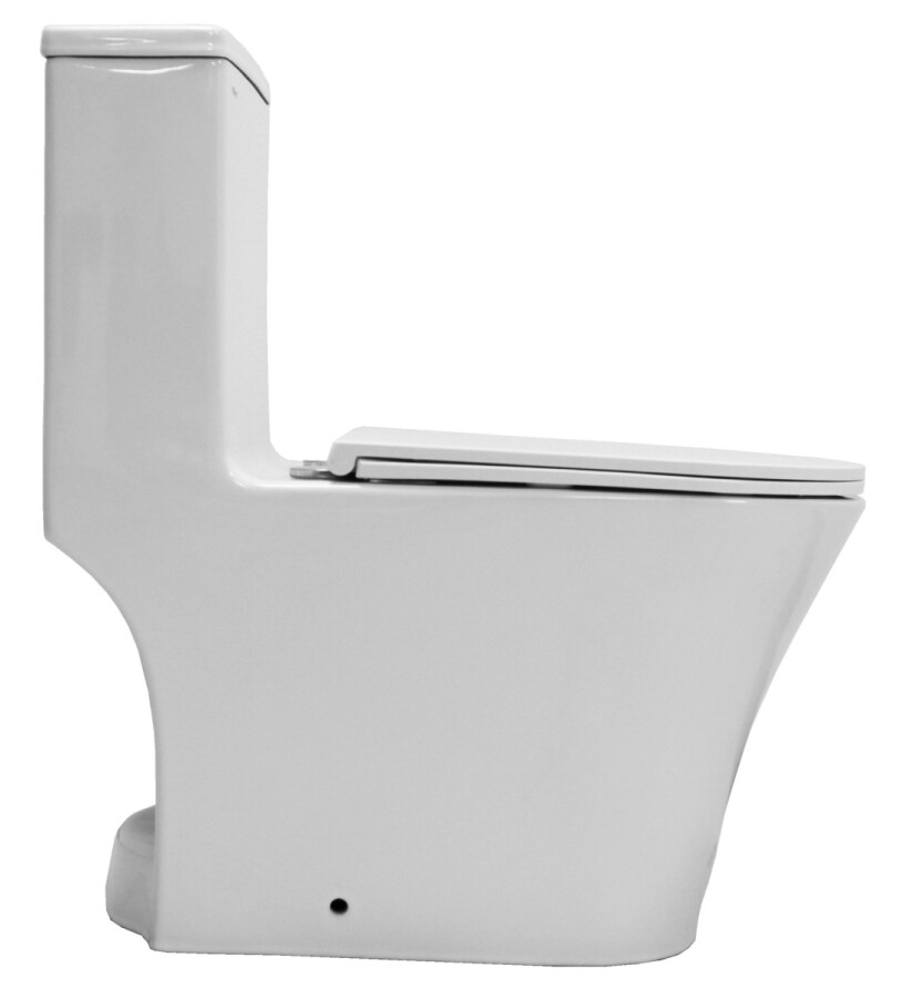 Унитаз-моноблок Azario Vally 690х360х760 напольный, слив "Торнадо", в комплекте с быстросъемным и сиденьем микролифт AZ-80687