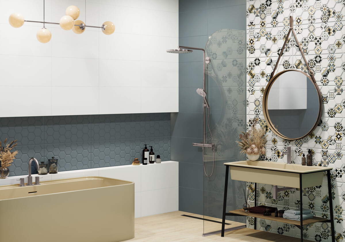 New Trend Эдельвейс белый / Edelweiss White Керамическая плитка настенная 300 x 600 x 9 WT36EDW00