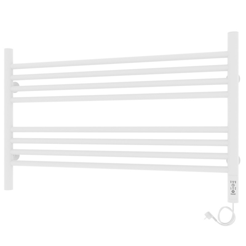 Laris Оливия полотенцесушитель электрический белый 80х50 73207627 правый