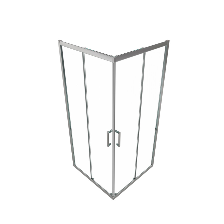 Triton-Pro Душевая ширма Fix 90×90 хром