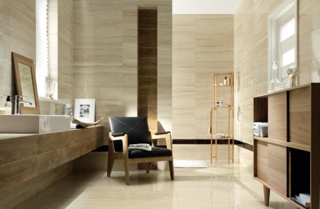 Tubadzin Venatello 75х10 см бордюр коричневый