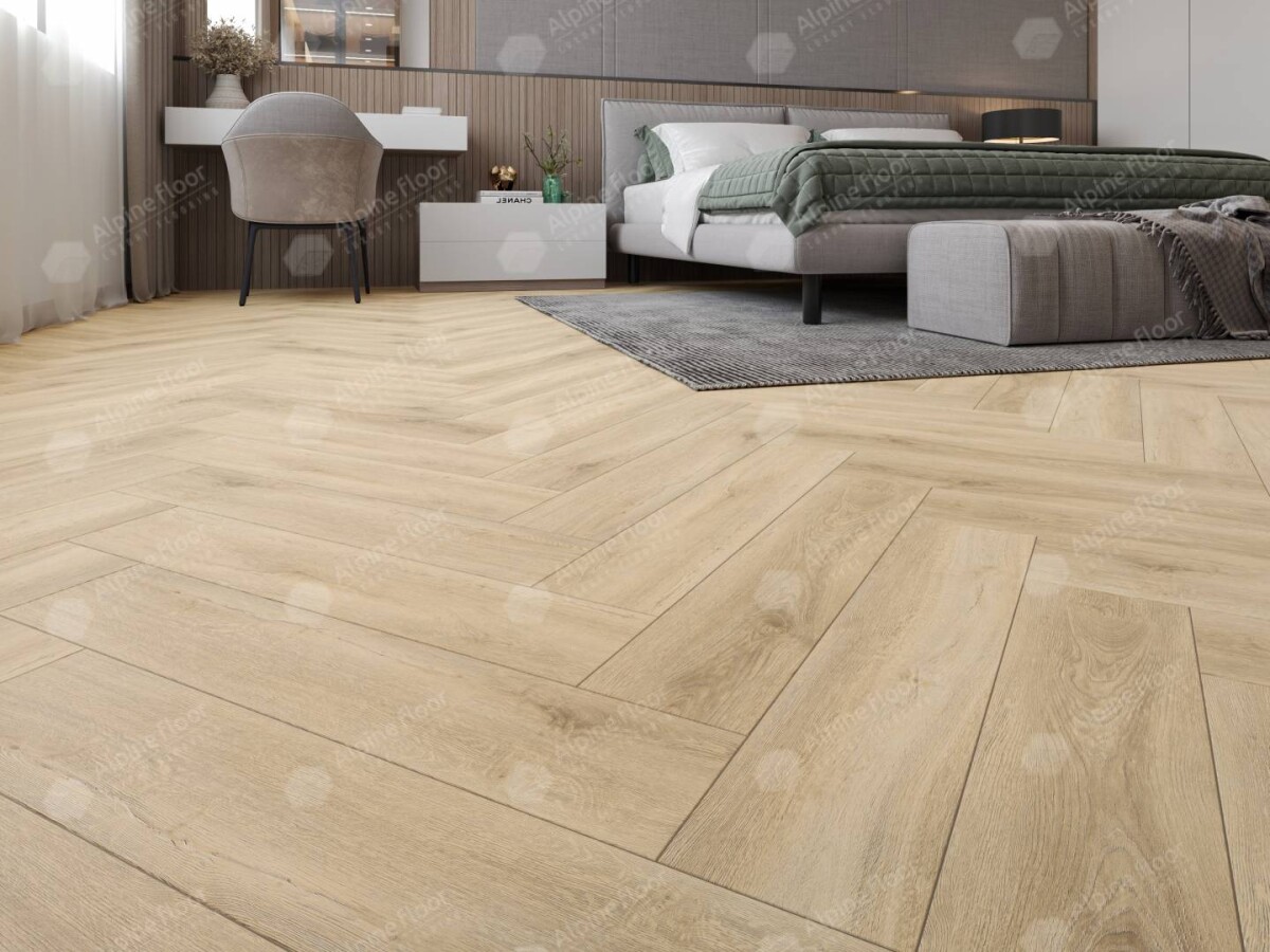 Alpine Floor Parquet Light SPC ламинат Дуб Ригель ECO 13-24AB-R 600 х 125 х 4мм