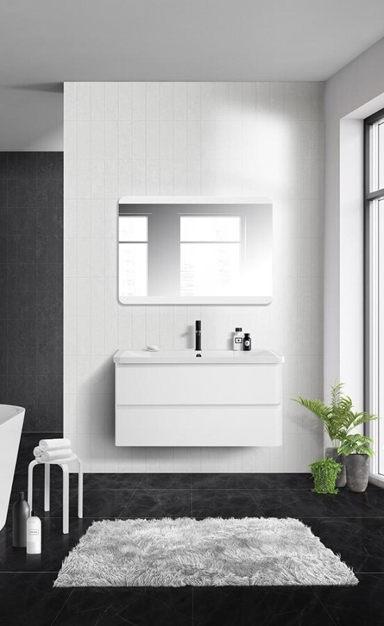 BelBagno Albano 100 см тумба под раковину ALBANO-1000-2C-SO-BL подвесная