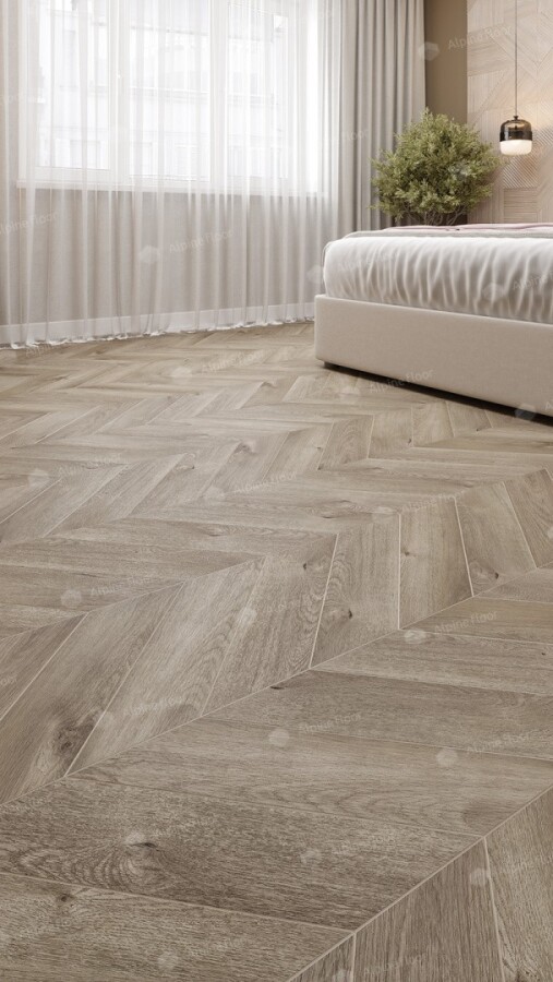 Alpine Floor Chevron Alpine SPC ламинат Дуб Натуральный Отбеленный ЕСО 18-3 600х127х5 mm