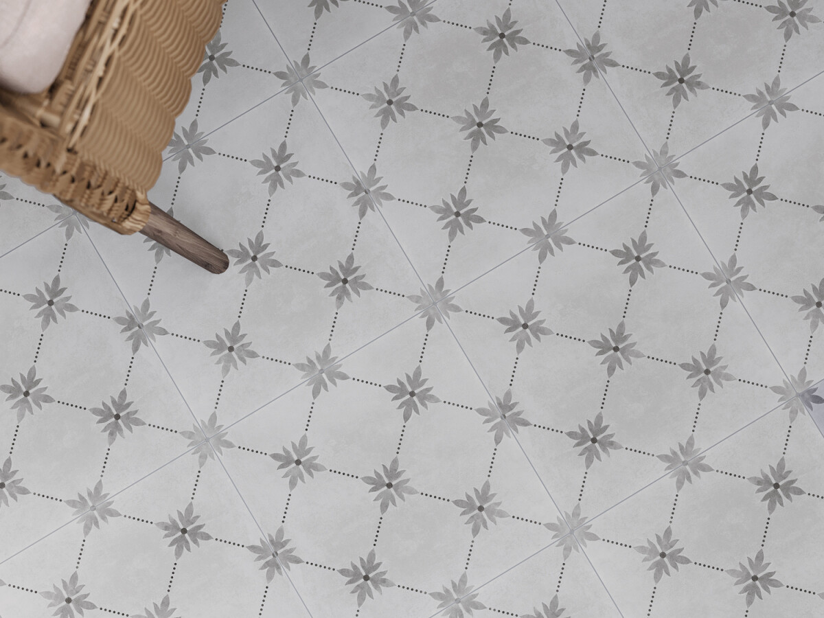 Керамогранит Cersanit Motley мелкий узор светло-серый 29,8x29,8 A17924