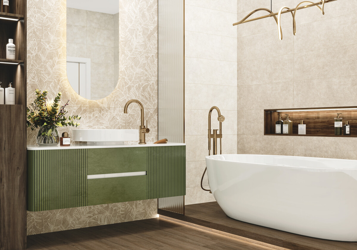 Alma Ceramica Garden Керамическая плитка настенная 300 x 900 x 8.5 TWU3090GAR14R