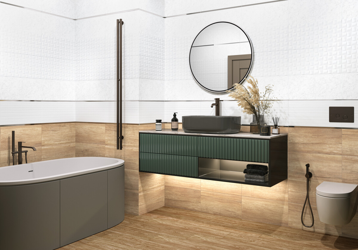 Alma Ceramica Miloni Керамическая плитка настенная 249 x 500 x 7 TWU2550MLN00