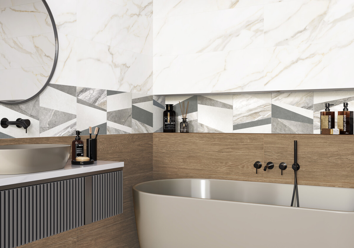 Alma Ceramica Антурин / Anturin Керамическая плитка настенная 300 x 900 x 8.5 TWU3090ATU17R