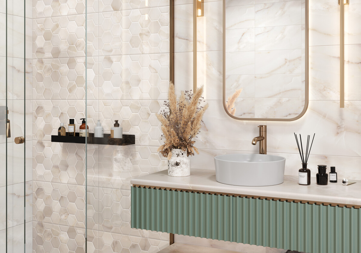 New Trend Милениал песочный / Milenial Sand Керамическая плитка настенная 300 x 600 x 9 WT36MNE18