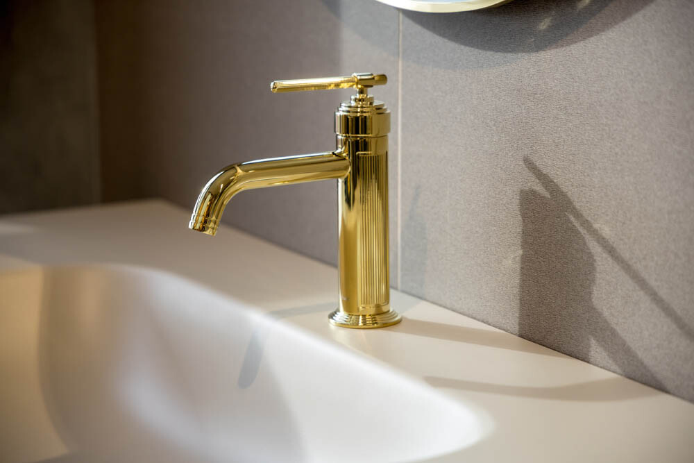 Смеситель для умывальника Boheme Eterna Gold 171-G